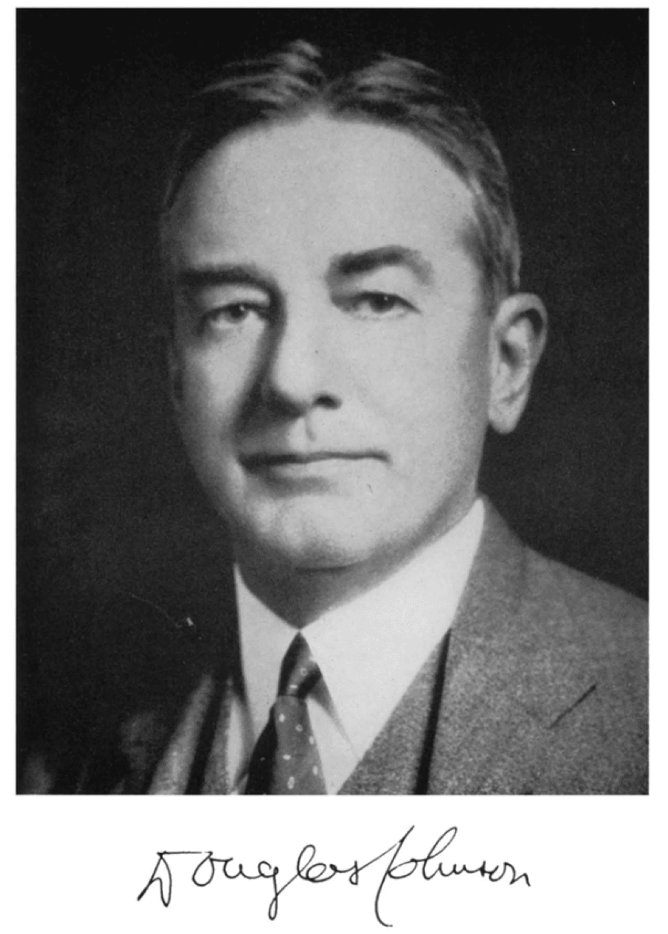 DOUGLAS W. JOHNSON 1919 AND BEYOND