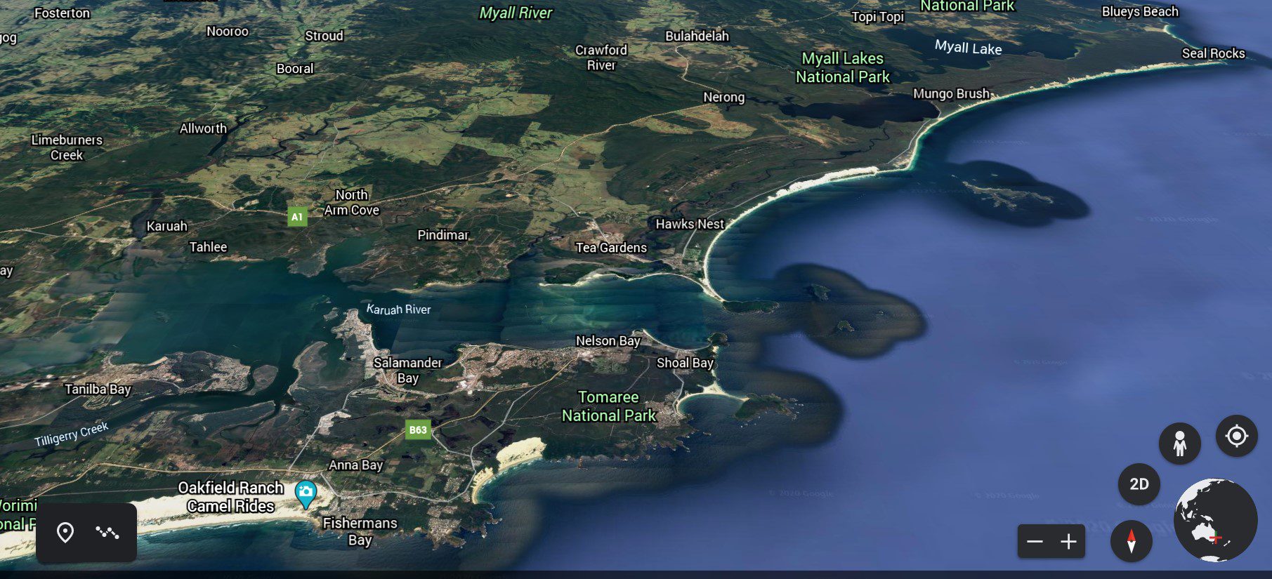 Port Stephens – Myall Lakes 1960 – the journey.